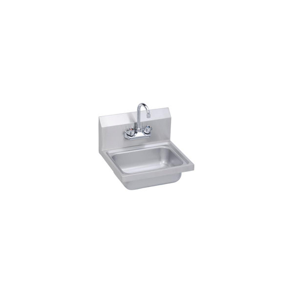 Elkay 17" x 15" Wall Mount Handwash Station with Faucet Wayfair